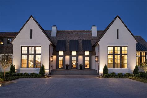 modern tudor style home